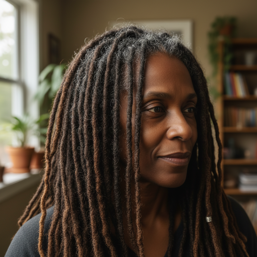 Magnifiques locs soignées par Antwerpen Braider — spécialiste locs professionnelle en Belgique