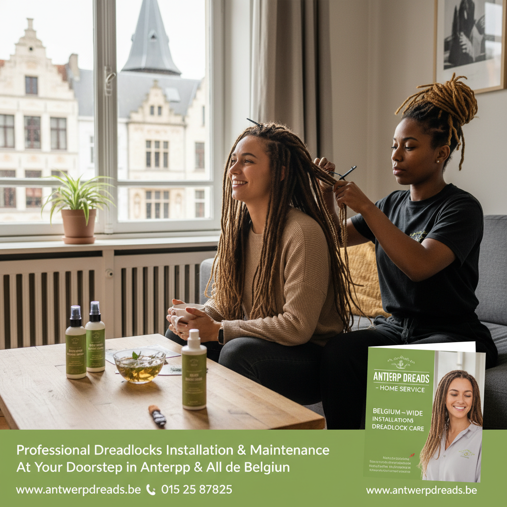 Professionele locs installatie en onderhoud aan huis in Antwerpen en België — Antwerpen Braider
