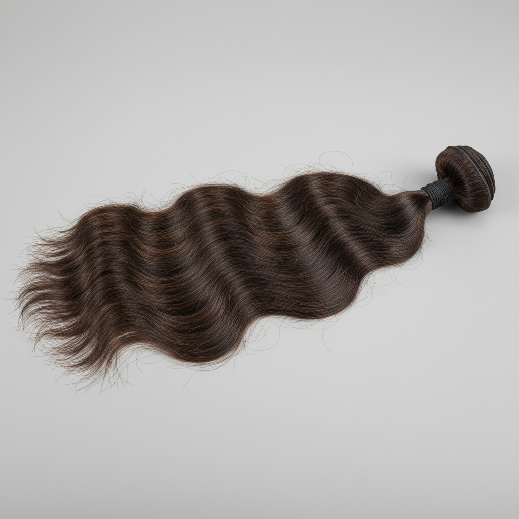 Premium braiding hair extensions in natural black color displayed on white surface