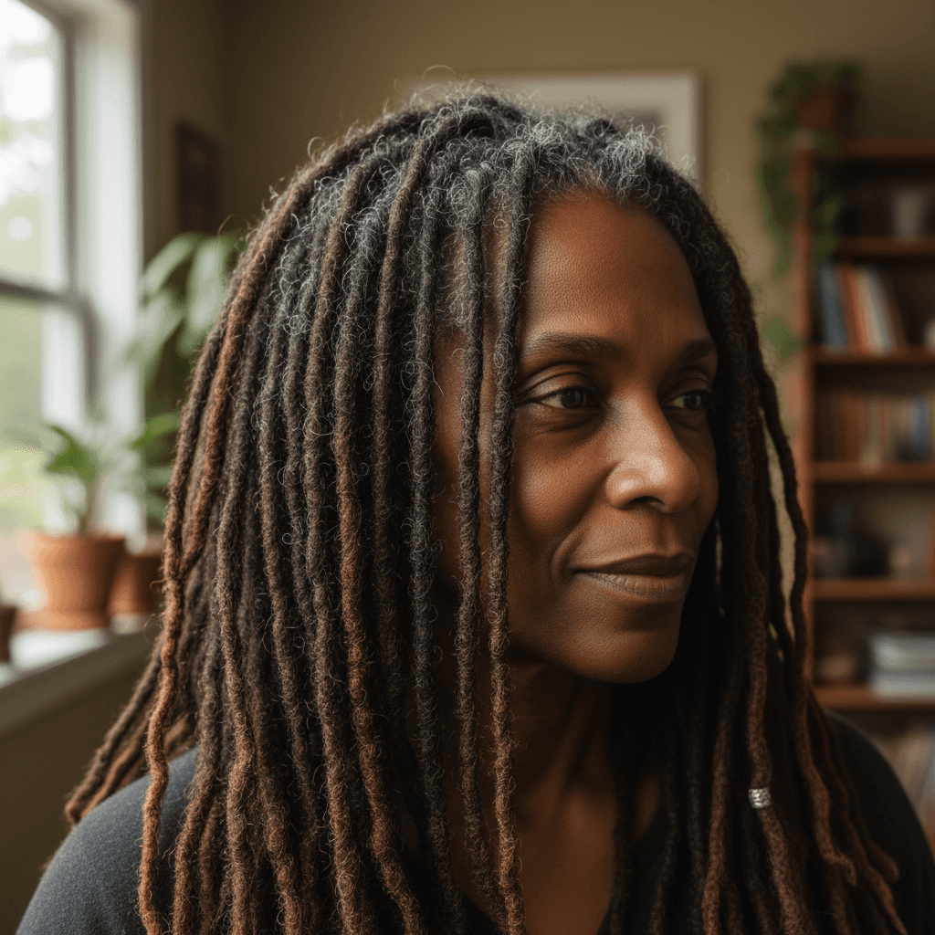 Magnifiques locs soignées par Antwerpen Braider — spécialiste locs professionnelle en Belgique