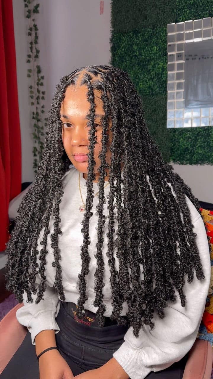 Butterfly Locs Distressed Boho Style - Image 1