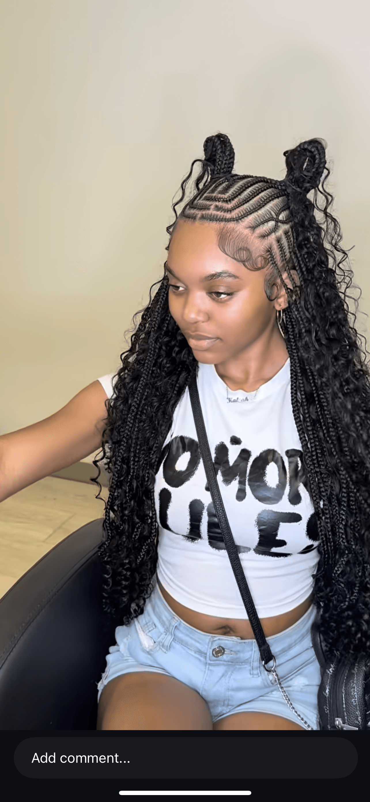 Half Up Half Down Boho Braids - Image 1