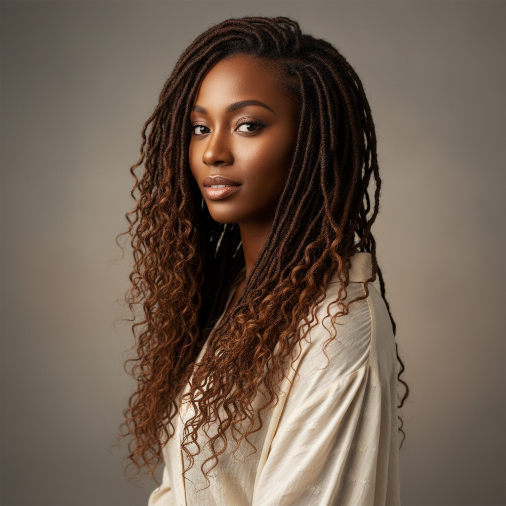 Distressed Soft Locs Long Curly Antwerp