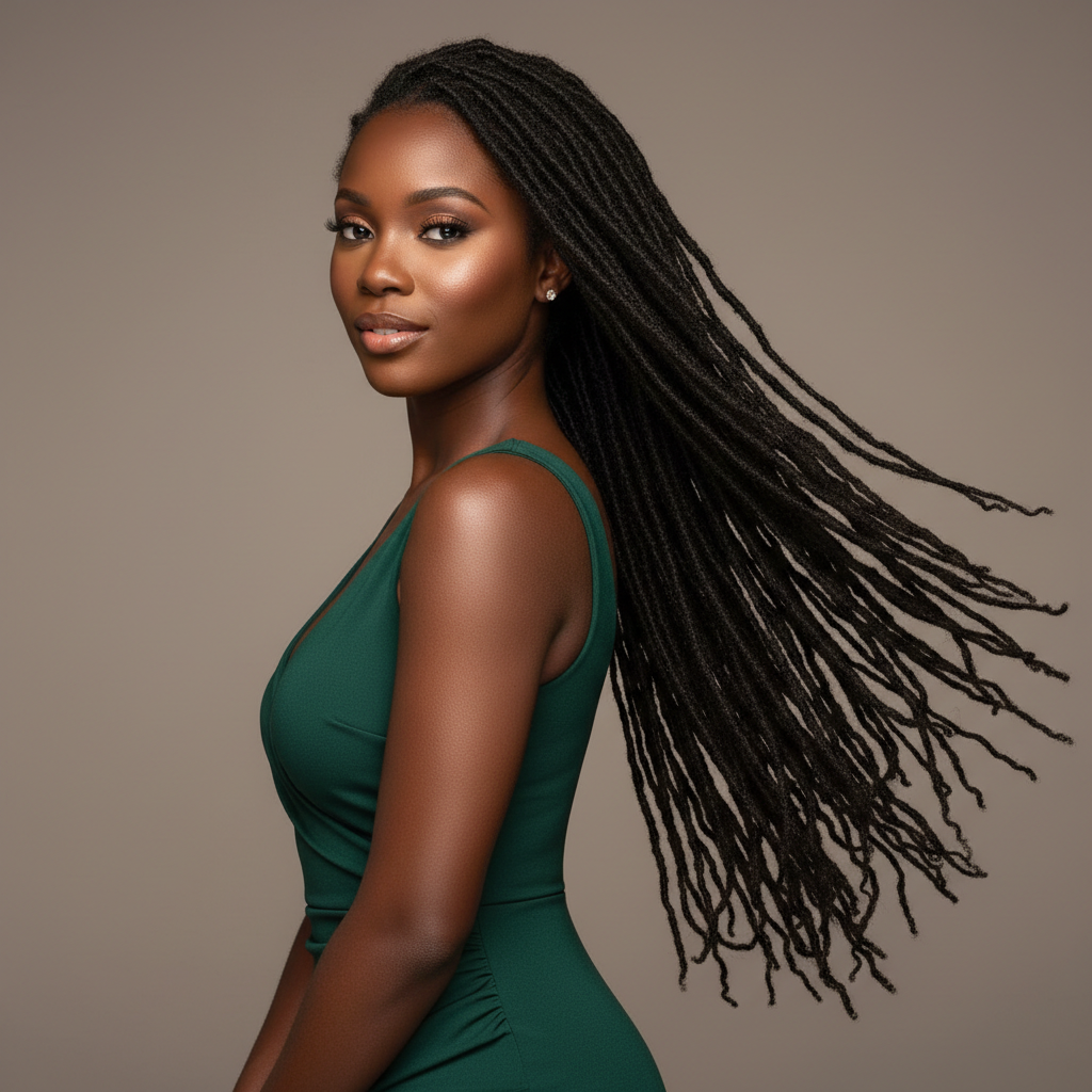 Long Longueur Taille Locs - Image 1